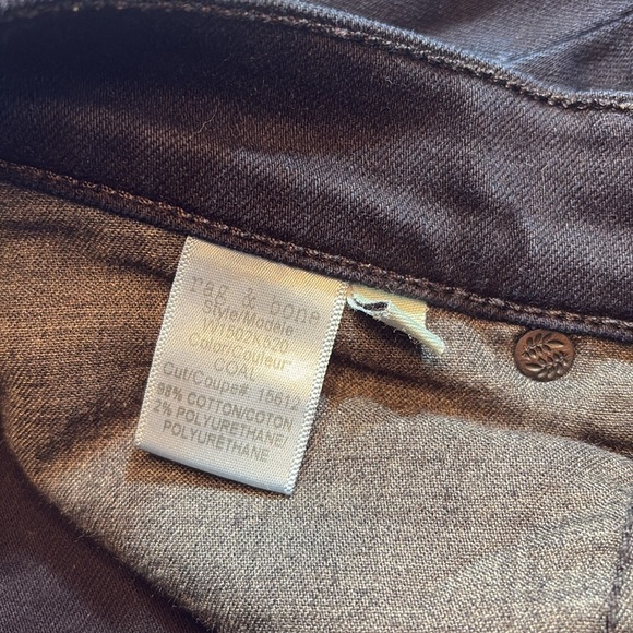 Rag & Bone Skinny Low Rise Jeans in Coal sz 25 - Picture 8 of 9